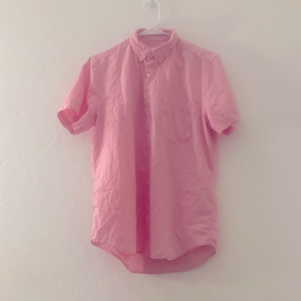 Steven Alan Casual Collegiate Pink Button Down Shirt